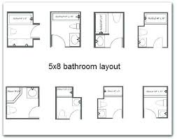 5x8 Bathroom In 2020 Small Bathroom Layout Master Bathroom Layout Bathroom Layout
