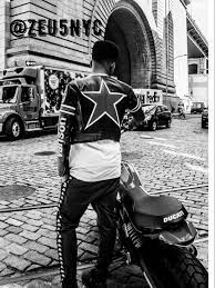 Dj Zeu5nyc Wearing Vanson Leathers All Star Jacket In Brooklyn Nyc Brooklyn Nyc Black Pants Nyc