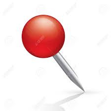 Pushpin Icon Isolated On White Background (red Pin). Illustration. Stock  Photo, Picture and Royalty Free Image. Image 22077421.