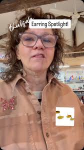 Thursday Earring Spotlight! , Featuring these gold plated steel studs from  Maia Leppo. , Individually priced and all unique shapes…perfect for that  extra ear hole or all of them! , Think spring! , ...