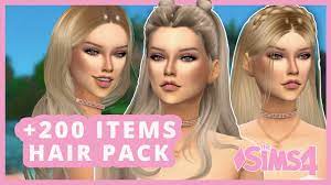 There are two types of cc hair in the sims 4, the first type is alpha cc which. 4gb Cc Hairs Pack My Folder Mods The Sims 4 Hairstyles Free Download Youtube