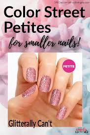 Gliterally Can T Is Just One Of The Fabulous Nail Strips From Color Street Nails Newest Idea The Petite Easy Manicure Color Street Nails Nail Designs Glitter