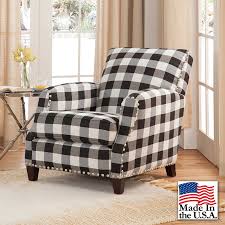 Black And White Plaid Accent Chairs Clarkesville Armchair Plaid Chair Armchair Black And White Living Room