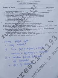 Subiectele La Bacalaureat Proba De Biologie VegetalÄƒ Si AnimalÄƒ Varianta 9 Dcnews