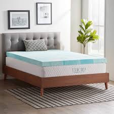 Lucid mattress topper provides a comfortable deep sleep and relieves you of pressure so that you wake up fresh and rejuvenated. Comfort Collection 4 Gel Swirl Memory Foam Mattress Topper Lucid Target