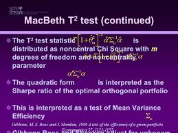 Empirical Financial Economics Asset Pricing And Mean Variance Efficiency Ppt Download