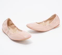 Scholl's work massaging gel insole features moderate arch support. Vince Camuto Leather Ballet Flats Brindin Qvc Com