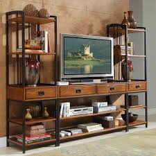 Rak tv besi ini biasanya sudah termasuk ke dalam paket penjualan televisi layar datar anda. Bufet Tv Industrial Rangka Besi Dan Kayu Jati Furniture Ruang Keluarga