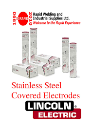 Lincoln Electric Stainless Steel Covered Electrodes By Rapid