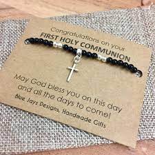 Make their first communion day a memorable one by giving them a gift that is fitting for this harmonious occasion. First Holy Communion Gift For Boy Religious Jewelry 1st Etsy