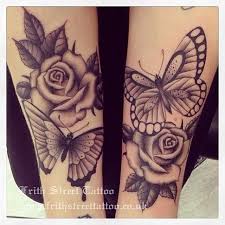 Sky butterfly in a wildlife and wildflower flower rose by watercolor style isolated. Butterfly Tattoo Designs With Rose Butterfly Tattoo Designs Rose Tattoos Rose And Butterfly Tattoo