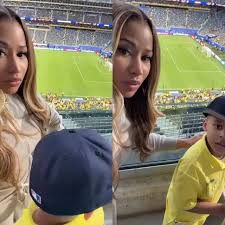 NickiMinaj shared a video from the stands during Brazil vs. Morocco at the FIFA  World Cup alongside her family, but fans are already dissecting every  frame. Some believe the post carries a