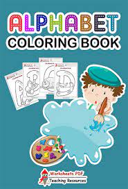 Coloring animals, insects, birds, fish, clothes, flowers, fruits, transportation, cartoon characters, and more. Alphabet Coloring Book Worksheets Pdf