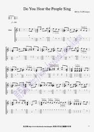 Do You Heard The People Sing 1 Singing Ukulele Sheet Music