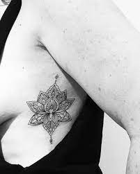 Lotus Flower Mandala Side Rib By Eva Van Overbeeke Inkdistrictamsterdam Tattoos For Women Lotus Flower Mandala Foot Tattoos