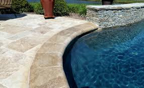Pool Coping Pool Remodel Travertine Pool Coping Travertine Pool