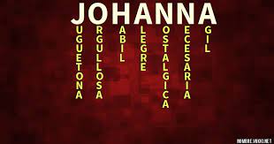 Que Significa Johanna
