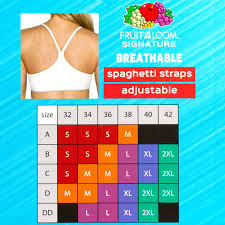 Fruit Of The Loom Breathable Sport Bra Racer Back 2 Pack