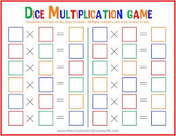 They move their piece forward according to the dice. Ellabella Designs Math Multiplication Games Printable Math Games Math Games For Kids