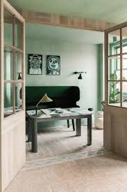 Shaker beech kitchen with soft green. How To Use Dulux S Colour Of The Year Tranquil Dawn Gold Is A Neutral