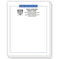 Click below to download your free from the desk of santa letterhead. Personalized Notepad For Business Letterhead Format Designsnprint