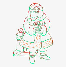 Black withered tree art, tree forest sugar maple drawing, tree silhouette, maple, leaf. Christmas Tree Santa Claus Silhouette Line Art Drawing Santa Claus Transparent Png 494x750 Free Download On Nicepng