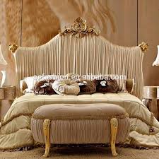 New Classic High Back White Fabric King Bed Luxury Fabric Wedding Bed View Wood Double Bed Designs Oe Fashion Product Details From Foshan Oe Fashion Furnitur Double Bed Designs Classic Bedroom Design Bed