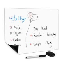 magnetic dry erase whiteboard sheet pad