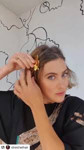 We love how Ashley Streicher styles our Mazarine Bobby Pins! 🦋 #jenni...