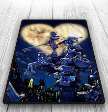 Rare Kingdom Hearts Games Nintendo Print On Custom Fleece Blanket Exclusive Design In 2020 Customized Blankets Customized Fleece Blanket Kingdom Hearts Games