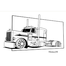 419 Likes 4 Comments Tom Miedema Getfit 50 On Instagram Everyday Is A Winding Road Everyday I Truck Coloring Pages Custom Peterbilt Peterbilt Trucks