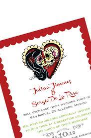 Dia De Los Muertos Wedding Calaca Scallop Invitation Day Of The Dead Banner Engagement Rehearsal Dinner Dia De Los Muertos Wedding Invitations Wedding Cards