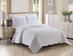 Check spelling or type a new query. Buy Home Collection 3pc King Cal King Over Size Elegant Embossed Bedspread Set Light Weight Solid White New Online In Turkey B0883z5mmh