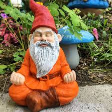 The Gnomes Home On Instagram Almost Finished Buddhist Meditating Gnome Gnome House Gnomes Instagram