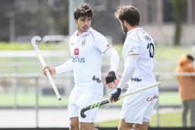 Alexander hendrickx from belgium, is challanged by simranjeet singh, and amit rohidas from india during the india versus belgium men's rabobank. What Do Top Hockey Players Alexander Hendrickx And Nele Gilis Expect From Their Participation In The Container Cup Newswep