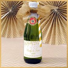 Remove any residue with a scrubber sponge like the one in the photo. How To Label Mini Martinelli S Sparkling Cider Bottles For Party Favors Cider Favors Cider Wedding Favors Mini Champagne Labels