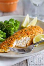 Parmesan Crusted Tilapia Taste And Tell Recipe Best Fish Recipes Tilapia Fish Recipes Easy Fish Recipes
