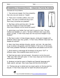 This is a trickier question to answer than you might think, since from a mathematical perspective, here is what you are really asking: Fillable Online Probabilities Of Compound Events Independent Practice Worksheet Fax Email Print Pdffiller