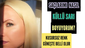 Evde Sac Boyama Evde Sac Acma Kullu Sari Gri Sac Youtube Sac Kullu Sari Sac Cilt Bakimi