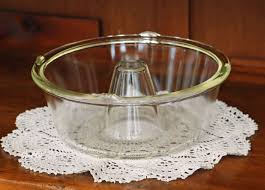 Glasbake Angel Food Cake Pan Bundt Pan Coffee Cake Pan 9 1 2 Diameter X 3 1 2 Tall Clear Glass Mckee Angel Food Cake Pan Angel Food Cake Angel Food