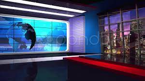 News Tv Studio Set 36 Virtual Green Screen Background Loop Stock Footage Ad Set Virtual Tv News Greenscreen Green Screen Backgrounds Tv