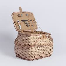 Picnic rug / beach mat; Wholesale Cheap Rattan Wicker Picnic Basket Hand Woven Rattan Flip Basket Hand Basket Storage Basket Outdoor