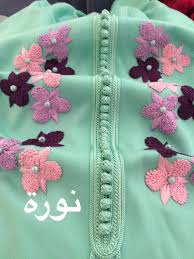 موديلات الطرز من أعمال الأخت نورة نورة hand embroidery flowers hand work embroidery embroidery on kurtis