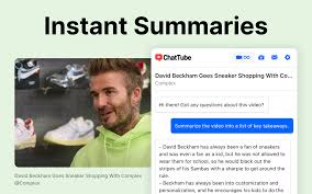 ChatTube - Chat with any YouTube video - Chrome Web Store