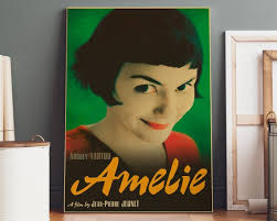 Amelie Poster Canvas Amelie Canvas Print, Amelie Print, Canvas Wall Art,  Amelie Movie Poster, Movie Print, Movie Art
