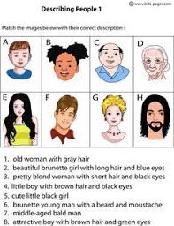 Describing People 1 Worksheets English For Beginners Learning English For Kids Appearance