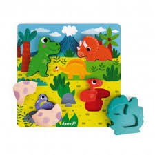 Jemique tangram wooden puzzle geometry game. Wooden Audio Magnetic And Tactile Puzzles Janod