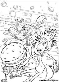 Cloudy With A Chance Of Meatballs Coloring Picture Kids Coloring Books Coloring Books Coloring Pages Inspirational