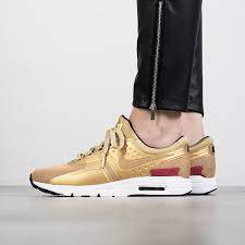 Shop nike sneakers at macy's for the latest collection of athletic footwear. Damen Schuhe Sneakers Nike Air Max Zero Metallic Gold 863700 700 Golden Fur 64 50 Sneakerstudio De