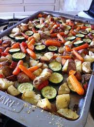 Roasted Vegetables Baked Veggies Recipes Food